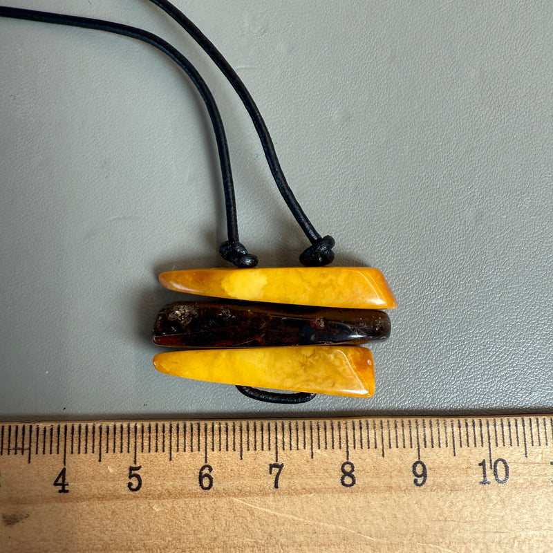 Vintage Natural Amber Pendant Authentic Baltic Gemstone 5 g Gift