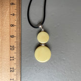 Amber Pendant 925 Sterling Silver Made in Eu Baltic Natural Gemstone 3.5g Gift