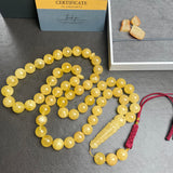 Honey Amber Misbaha 57 Beads 12mm 71g Prayer beads