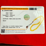 *EXCLUSIVE HONEY WHITE AMBER MISBAHA 13.6mm 55g