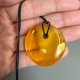 Vintage Natural Amber Pendant Authentic Baltic Gemstone 8.5g Gift