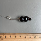 Natural Amber Pendant 925 Sterling Silver Made in Eu Baltic Gemstone 3.5g