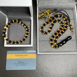 Black Diamond Amber Misbaha 10mm 30.5g and GIFT bracelet