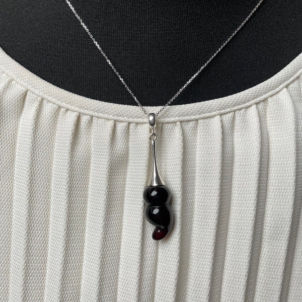 Natural Amber Pendant 925 Sterling Silver Made in Eu Baltic Gemstone 3.5g