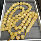 Honey Amber Misbaha 66 Beads 10mm 50g Prayer beads
