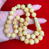Natural Baltic Amber Tasbih Misbaha Islamic 33 Prayer Beads 12.3mm 42.1g