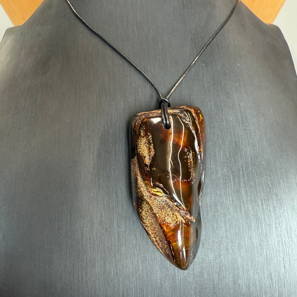 Vintage Natural Amber Pendant Authentic Baltic Gemstone 23g Gift