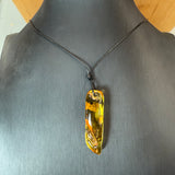 Vintage Natural Amber Pendant Made in EU Baltic Gemstone 4.5g Gift