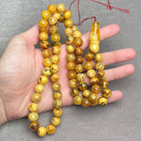 ANTIQUE AMBER ROSARY 11,8mm 61,2g