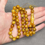 ANTIQUE AMBER ROSARY 10,2mm 30,4g