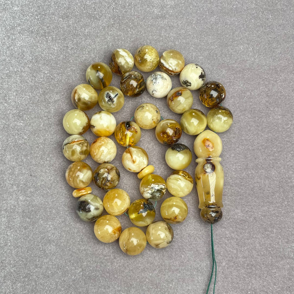 OREO AMBER ROSARY 13,7mm 54,1g