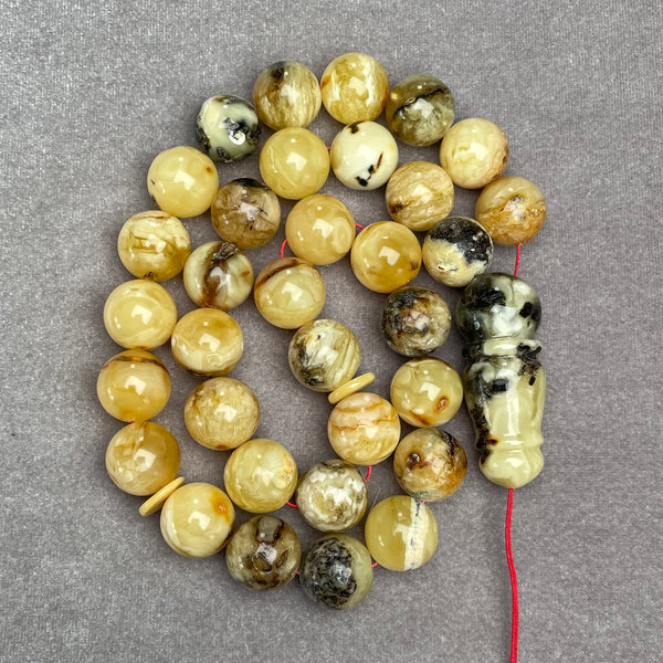 OREO AMBER ROSARY 13,4mm 49,9g