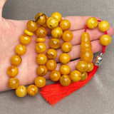ANTIQUE AMBER MISBAHA 13,7mm 59,1g