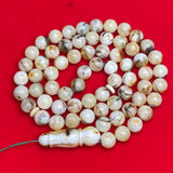 OREO WHITE AMBER ROSARY 11mm 52,7g