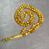 ANTIQUE AMBER ROSARY 8,3mm 32,8g