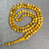 ANTIQUE AMBER ROSARY 9,3mm 46,2g