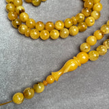 ANTIQUE AMBER ROSARY 9mm 42,7g