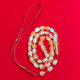 YELLOW/WHITE AMBER MISBAHA 7,2x8,6mm 11,7g