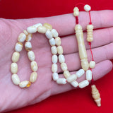 WHITE AMBER MISBAHA 5,7x9,5mm 8,9g