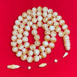 *HONEY TIGER WHITE AMBER ROSARY 14,4mm 118,5g