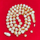 *HONEY WHITE AMBER ROSARY 14,5mm 123,4g