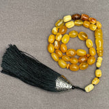 ANTIQUE AMBER MISBAHA 7,5x11,3mm 18,3g