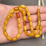 ANTIQUE AMBER MISBAHA 6,3x11,1mm 11,8g