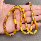 ANTIQUE AMBER MISBAHA 6x13,8mm 15,2g