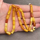 ANTIQUE AMBER MISBAHA 6,9x11,8mm 14,4g