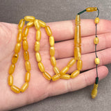 ANTIQUE AMBER MISBAHA 5,1x10,3mm 7,7g