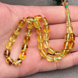 TRANSPARENT AMBER MISBAHA 6,6x8,6mm 10,2g