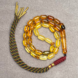 TRANSPARENT AMBER MISBAHA 6,5x11,1mm 12,2g