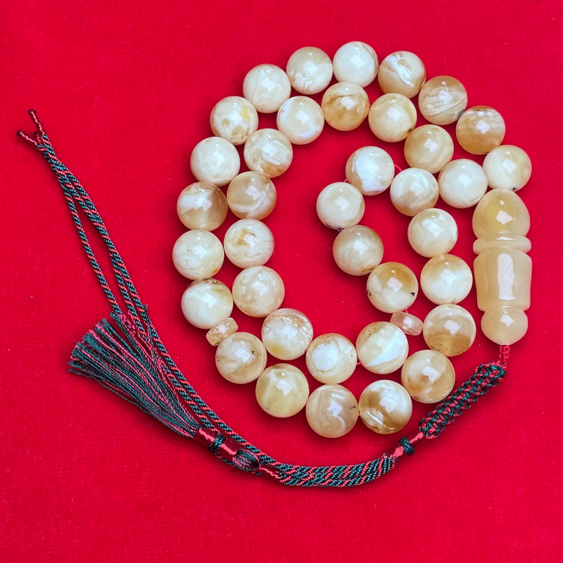 HONEY/WHITE AMBER MISBAHA 12,8mm 49,9g