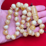 HONEY/WHITE AMBER MISBAHA 12,8mm 49,9g