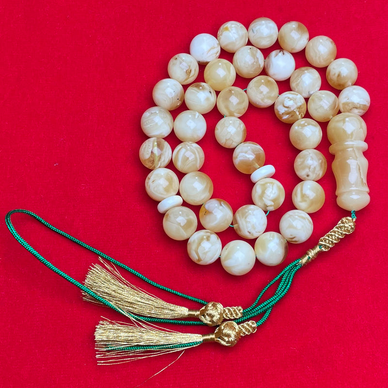 HONEY/WHITE AMBER MISBAHA 12,8mm 50g