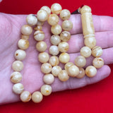 WHITE AMBER MISBAHA 10,3mm 30,4g
