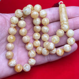 WHITE AMBER MISBAHA 10,3mm 29,4g