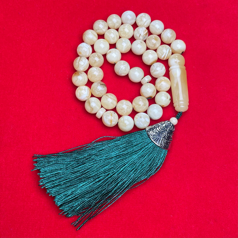 WHITE AMBER MISBAHA 10,2mm 30,8g