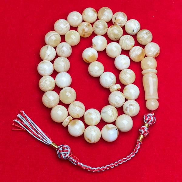 WHITE AMBER MISBAHA 11,8mm 40,5g