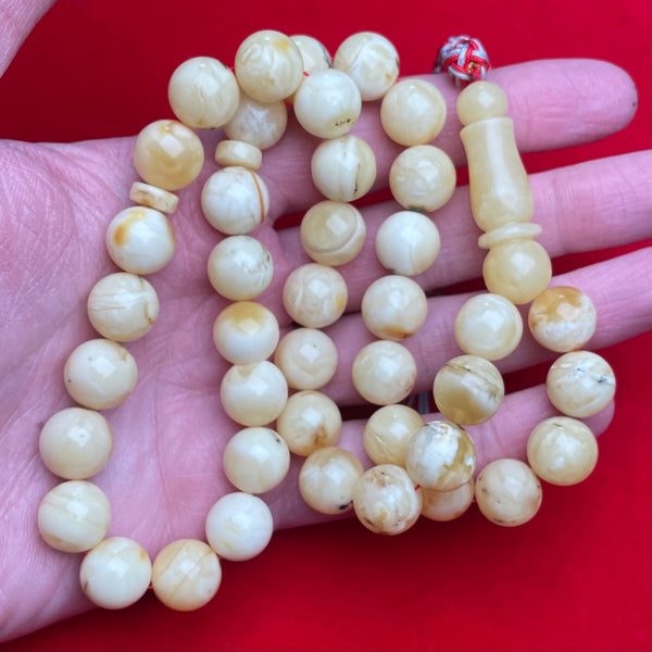 WHITE AMBER MISBAHA 11,8mm 40,5g