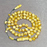 YELLOW AMBER ROSARY 11,2mm 58,5g