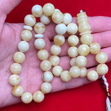 WHITE AMBER MISBAHA 11,3mm 35,7g