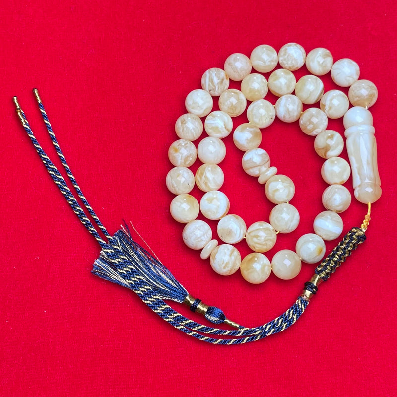 WHITE AMBER MISBAHA 10,1mm 26,5g