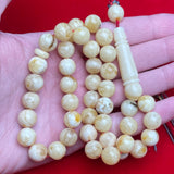 WHITE AMBER MISBAHA 10,8mm 33,7g