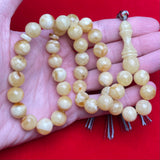 YELLOW/WHITE AMBER MISBAHA 11,3mm 35,2g