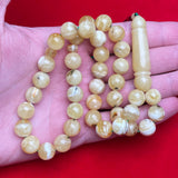 YELLOW/WHITE AMBER MISBAHA 10,4mm 30,1g