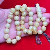 YELLOW/WHITE AMBER MISBAHA 12,4mm 43,1g