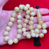 YELLOW/WHITE AMBER MISBAHA 11,7mm 41,3g