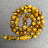 ANTIQUE AMBER ROSARY 10,6mm 33,6g