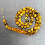 ANTIQUE AMBER ROSARY 10,1mm 31,4g